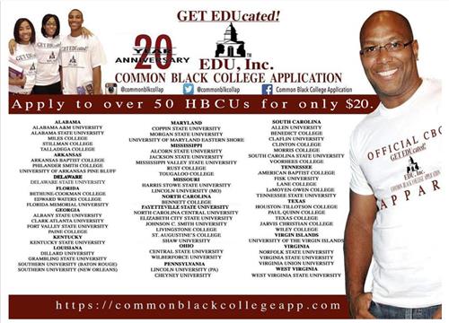 Black Common Application Flyer